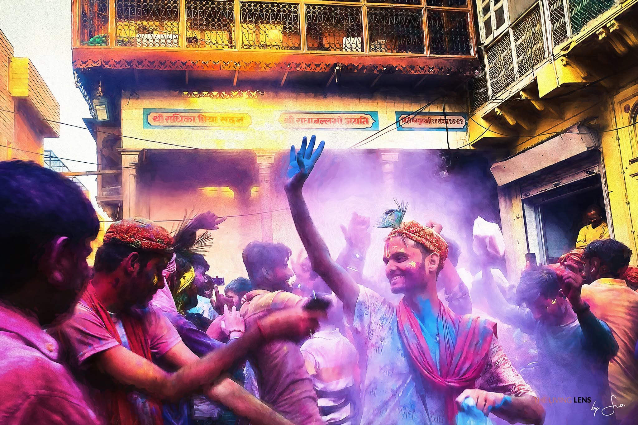 Holi in Mathura